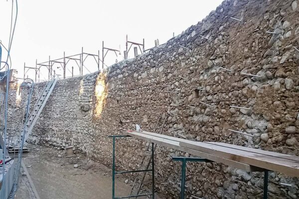 Consolidamento murature in sasso Valeggio sul Mincio
